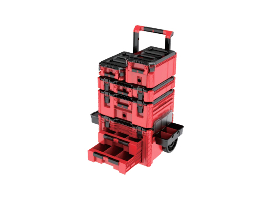 手拉车式五件组合工具箱