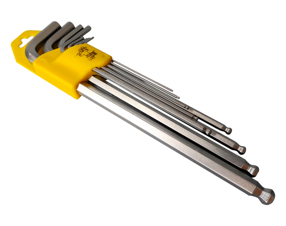 9件套合金钢球头内六角扳手